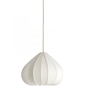 Light&living - suspension - Zubeda - blanc - textile - &oslash; 49cm -