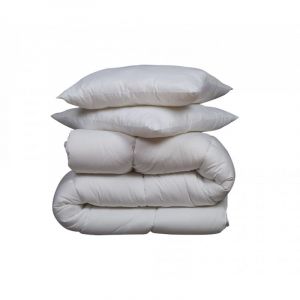 Someo Pack couette mi-saison 400g 260x240 et oreiller luxe anti-acariens