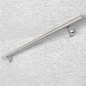 Main courante escalier en acier inoxydable rampe barre appui rambarde 150 cm
