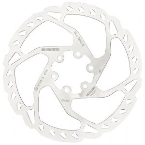 Image de Shimano SM-RT66 Disque de frein pour freins 6 trous Argent argent Diamètre 203 mm