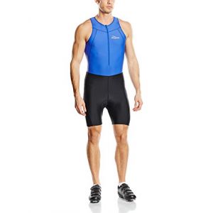 Rogelli Florida Combinaison de Triathlon pour Homme Noir Noir/Bleu S