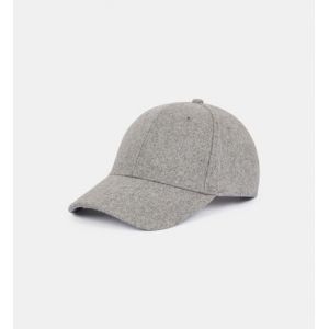 Galeries Lafayette Casquette Velo feutre laine mélangée Gris - Couleur Gris - Taille Taille unique
