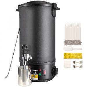 Fondoir à Cire Électrique 10 L-VEVOR-Grande Capacité Pot de Fusion Cire Bougie 1100 W- pour Fabrication de Bougie Savon