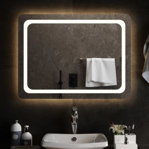 VidaXL Miroir de salle de bain à led 80x60 cm n/a