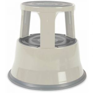 Tabouret en rouleau Patte d'éléphant Acier T1 Gris clair