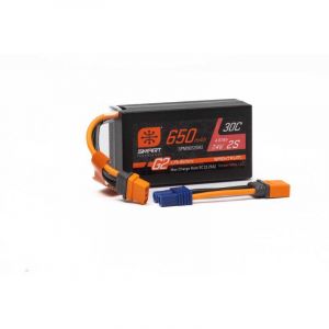 Image de Spektrum 2S Smart G2 Hardcase 7.4V 650mAh 30C LiPo IC2