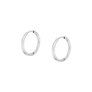 Morellato Boucles d'oreilles pour femme en Acier en forme de round - 0.002 g - taille : Ø2CM - SAUP22
