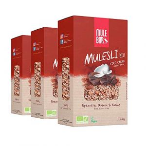 Image de Mulesli Mulebar Bio & Vegan 350 g : Chocolat Coco