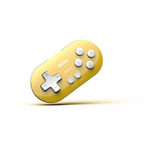 8Bitdo Zero 2 Bluetooth Manettes pour Switch/PC/MacOs/Android - Yellow Edition