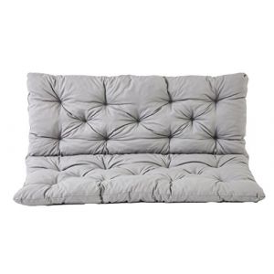 Ambientehome Ambient home Coussin pour Banc de jardin HANKO Gris Clair 145 x 95 x 8 cm 90267