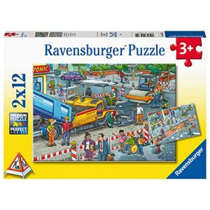 Image de Ravensburger 2 Puzzles - Chantier de construction de route