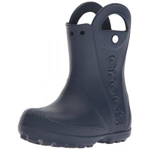 Crocs Mixte enfant Handle It Rain Boot Kids Chaussures bateau, Navy, 29/30 EU