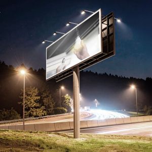 Support pour Projecteur LED Spécial Enseigne 500 mm