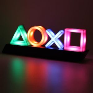 Paladone Lampe PlayStation : Symboles - Vocale Contrôle - 3 Vitesses