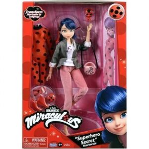 Poup&eacute;e Marinette LadyBug 2 tenues Miraculous coccinelle