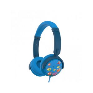 Image de WE Casque enfant Kids (3 à 10 ans) réglable et rotatif, limité à 85dB en Jack 3.5mm, une sortie jack permettant de connecter un 2ème casque, modèle MER