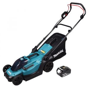 Makita DLM 330 T1 Tondeuse à gazon sans fil 18 V 33 cm 30 l + 1x batterie 5,0 Ah - sans chargeur