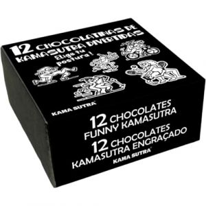 CAJA DE 12 CHOCOLATINAS CON POSTURAS DEL KAMASUTRA