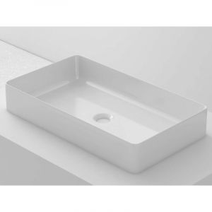 Lavabo à poser RT6034 céramique 61x11x34 cm blanc