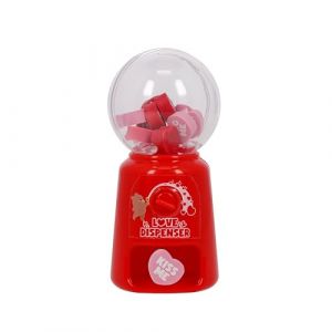 Legami Mini distributeur de pneus pour effacer, Love Dispenser, 15 pneus, caoutchouc en forme de coeur, Dimensions 9 x 22 x 0,5 cm