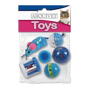 Image de Arquivet Kit 6 Jouets Pour Chats Bleu