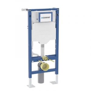 Geberit B&acirc;ti-support Duofix pour wc suspendu, 112 cm, avec r&eacute;servoir &agrave; encastrer Sigma 12 cm, autoportant - Hauteur: 112 cm - Largeur: 50 cm