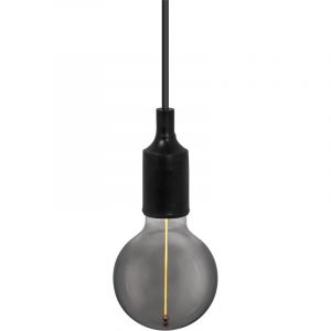 Osram Suspension Vintage 1906 bell E27, noire, max. 15 w led, culot E27, rosace en forme d'entonnoir, suspension d'intérieur, à combiner avec des lampes