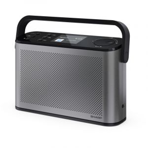 Sharp DR-P540(GY) Radio num&eacute;rique Portable Osaka, Dab+, Dab et FM avec RDS, Bluetooth 5.3, &eacute;cran Couleur 2,4", Alimentation USB-C ou Batterie au Lithium int&eacute;gr&eacute;e, Haut-Parleur int&eacute;gr&eacute;, Connexion