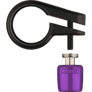 Abus Écrou anti-vol selle de vélo - inox - M5 - ø 30mm - violet - NutFix SPC