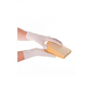 Nitrile gants de allf ood coffre-fort, non poudrés, 24 CM, blanc/bleu, 10 X 250 PIÈCES Franz Mensch 26151