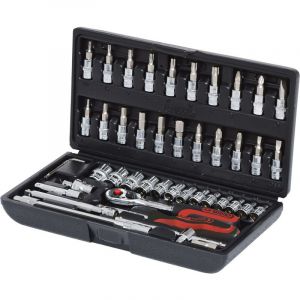 KS Tools 1/4 CHROMEplus Coffret de douilles, 46 pcs