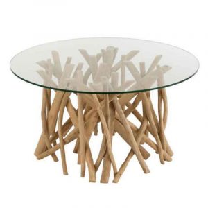 Table B e en Teck "Driftwood" 63cm Naturel Prix