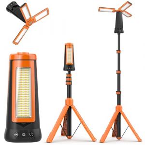 Projecteur de Chantier Adewalk 15000mAh LED Rechargeable 5500LM &Eacute;tanche IP65