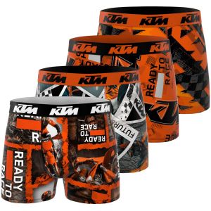 KTM Bike Industries Boxers Lot de 4 boxers homme