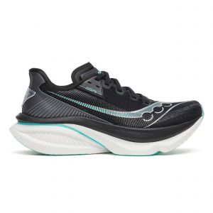 Saucony Endorphin Azura Chaussure de running sans stabilisateurs Femmes-noir, bleu clair, Pointure 40.5