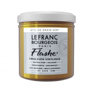Lefranc & bourgeois Peinture Flashe vinylique - Stil de grain vert n&deg;730 - 125 ml -