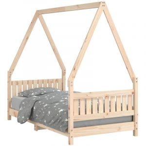 VidaXL Cadre de lit pour enfant 80x160 cm bois de pin massif