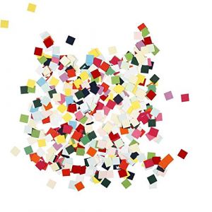 Creotime Mosaïques carrées, taille 10 x 10 mm, couleurs asstd, carré, 180 g