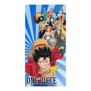 Serviette de Plage - One Piece - Personnages - 100% Coton - 140x70 cm - Lavable