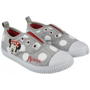 Image de Disney Minnie Mouse 2300002890 Chaussons Sneaker Fille, Baskets Mode, Toile, Gris (29)