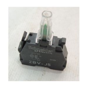 Schneider Electric Bloc lumineux pour bouton Ø 22mm XB4/XB5 LED orange intégrée 12V AC/DC Harmony ZBVJ5