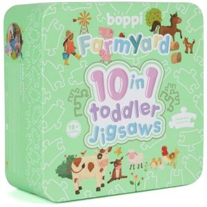 10 en 1 pour Tout-Petits de 18 Mois et Plus - Puzzles de Ferme avec des Animaux