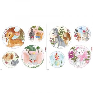 KOMAR Sticker fenêtre Forêt Enchantée Disney - 30x30 cm