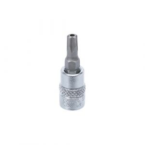 Image de BGS Douille À Embouts | 6,3 Mm (1/4') | Profil Ts (Pour Torx Plus) Avec Perçage Ts27 5184-Ts27