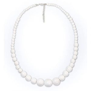 Widmann Collier de perles de dames blanc des années 60