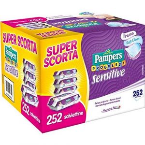 Pampers Lingettes Progressi Sensitive Super stock 252 pièces