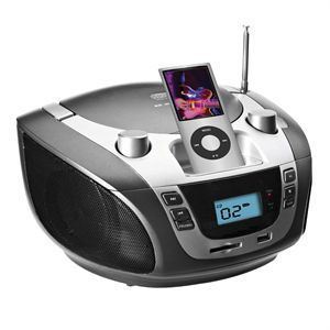 Image de Inovalley R60 - Poste radio CD/MP3 avec port USB et station d'accueil pour IPod