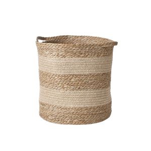 Today Panier de rangement rond jute beige 34x34