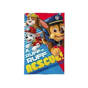 Kids Euroswan Plaid polaire toucher soie Pat Patrouille