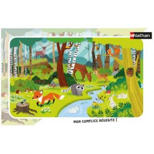 Nathan Puzzle cadre 15 p - Les animaux de la forêt